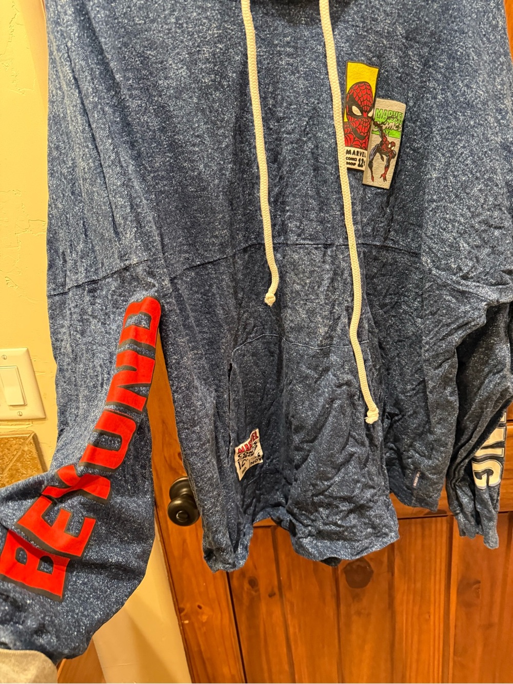 Spider-Man Blue Hoodie